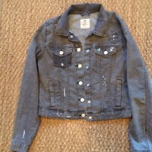 Grey jeans jacket